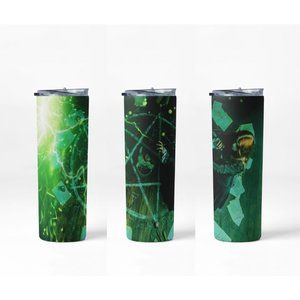 Scary Witch In Conjuring Hot & Cold Stainless Steel Tumbler  - 20 oz